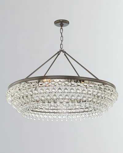 Crystorama Calypso 8-light Crystal Teardrop Chandelier In Brown