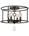 Crystorama Cameron 4-light Semi-flush