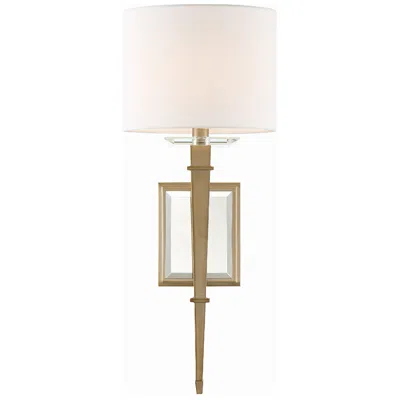 Crystorama Clifton 20" High Aged Brass Wall Sconce In Gold