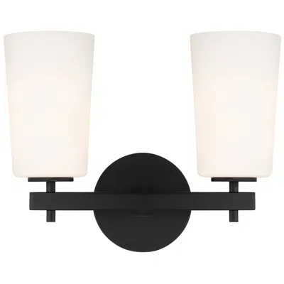 Crystorama Colton 14.75'' Black Sconce