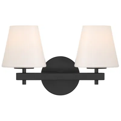 Crystorama Colton 16in. Black Sconce In Multi