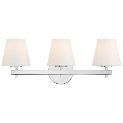 Crystorama Colton 24.5'' Polished Chrome Bathroom Vanity In Silver