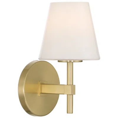 Crystorama Colton 6'' Vibrant Gold Sconce In Multi