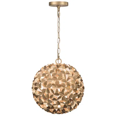 Crystorama Cora 13'' Soft Gold Chandelier