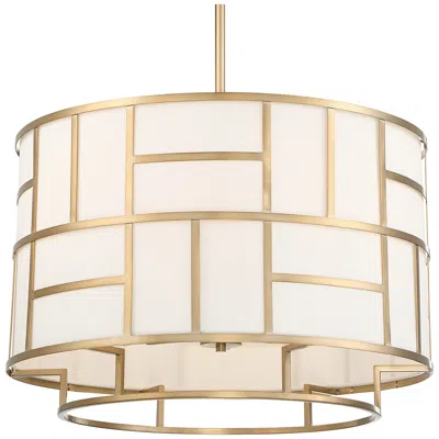 Crystorama Danielson 24 3/4" Wide Vibrant Gold Chandelier