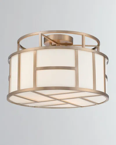 Crystorama Danielson 4-light Ceiling Mount In Gold