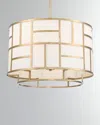 Crystorama 6-light Danielson Chandelier In Vibrant Gold