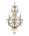 Crystorama Discontinued  4-light Maria Theresa Mini Chandelier