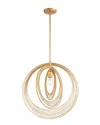 Crystorama Doral 1-light Pendant In Gold