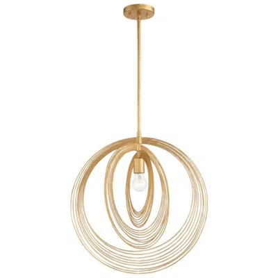 Crystorama Doral 20" Wide Renaissance Gold Pendant Light