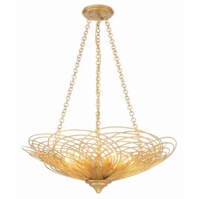 Crystorama Doral 6 Light Renaissance Gold Chandelier