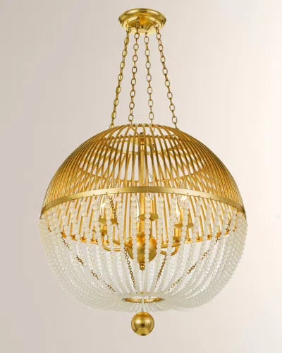Crystorama Duval 6-light Chandelier In Gold