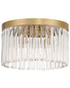 Crystorama Emory 4-light Modern Gold Ceiling Mount