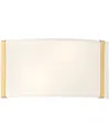 Crystorama Fulton 2 Light Antique Gold Wall Mount In Gold
