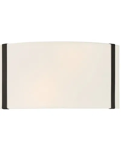 Crystorama Fulton 2 Light Black Wall Mount