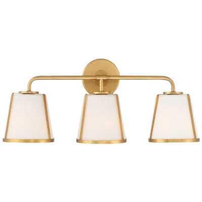 Crystorama Fulton 23 1/4" Wide Antique Gold 3-light Bath Light