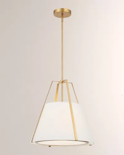 Crystorama Fulton 3-light Pendant In Gold
