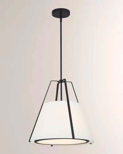 Crystorama Fulton 3-light Pendant In Black
