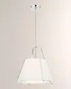Crystorama Fulton 3-light Pendant In Nickel