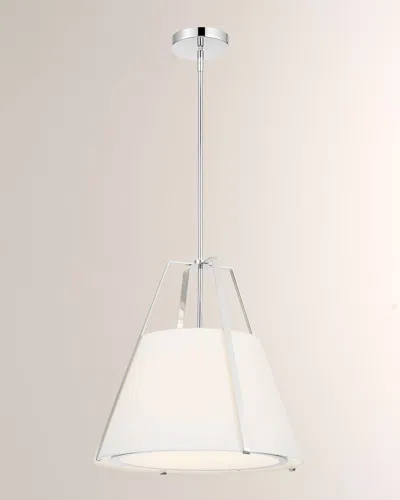 Crystorama Fulton 3-light Pendant In Metallic