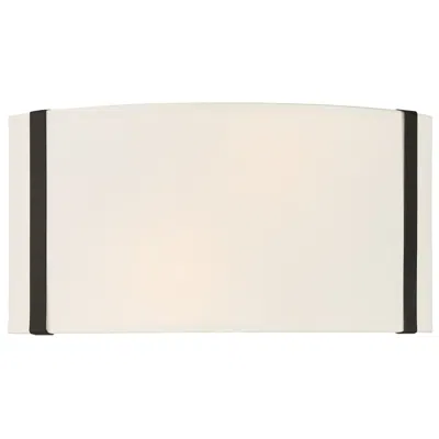 Crystorama Fulton 6 1/4" High Black Wall Sconce