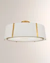 Crystorama Fulton 6-light Ceiling Mount In Antique Gold