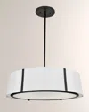 Crystorama Fulton 6-light Chandelier In Black