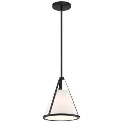 Crystorama Fulton 9 1/4" Wide Black Mini Pendant In Multi