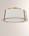 Crystorama Fulton 3-light Ceiling Mount In Gold