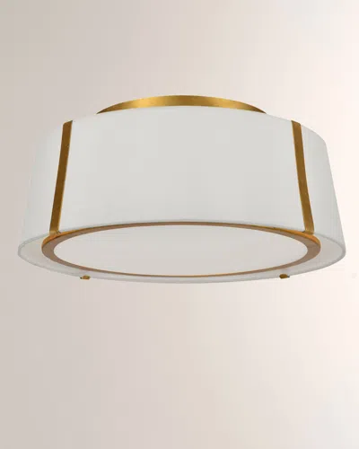 Crystorama Fulton 3-light Ceiling Mount In Antique Gold