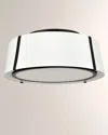 Crystorama Fulton Ceiling Mount Light In Black