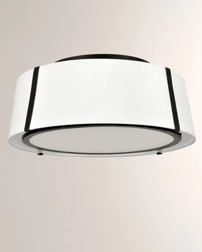 Crystorama Fulton Ceiling Mount Light In Black