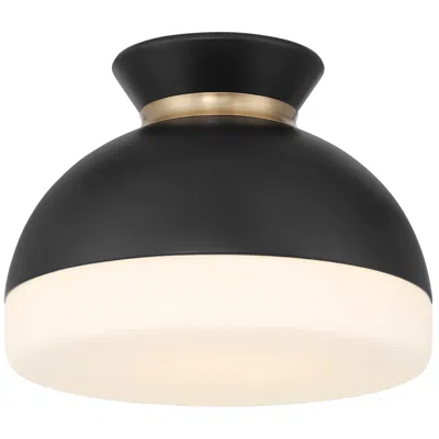 Crystorama Gidget10 1/4" Wide Matte Black Ceiling Light In Multi