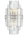 Crystorama Hayes 2-light Polished Nickel Wall Mount In Metallic