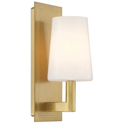 Crystorama Hogan 4.5in. Aged Brass Scon In Multi