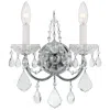 Crystorama 2-light Imperial Sconce In White