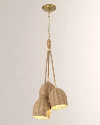 Crystorama Jace 3-light Chandelier In Gold