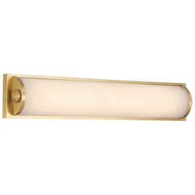 Crystorama Jarvis 24.5'' Led Aged Brass Sconce