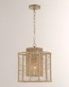Crystorama Jayna 1 Light Burnished Silver Pendant In Brown