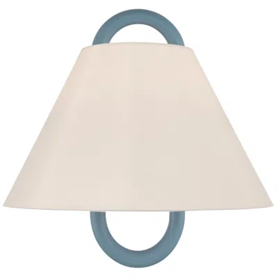 Crystorama Jojo 11.75'' Vibrant Gold + Blue Sconce In Multi