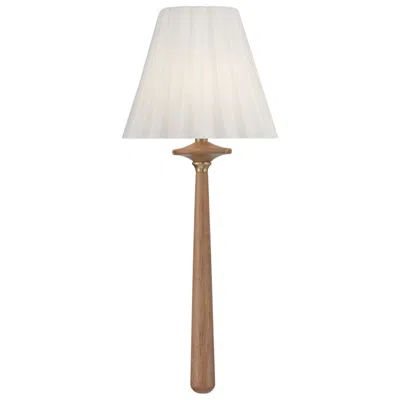 Crystorama Jules 7.5'' Led Aged Brass + Wood Sconce In Multi