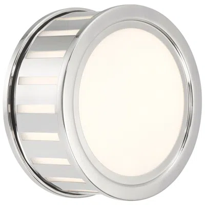 Crystorama Kendal 9.5'' Polished Nickel Sconce In Gray