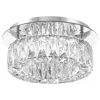 Crystorama Led Chrome Flush Mount