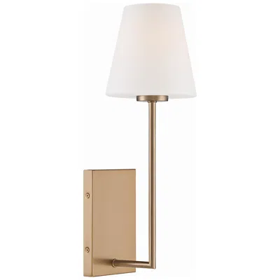 Crystorama Lena 17 1/2" High Vibrant Gold Wall Sconce