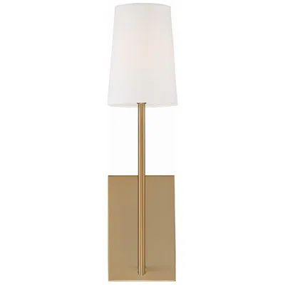 Crystorama Lena 18" High Vibrant Gold Wall Sconce In Brown