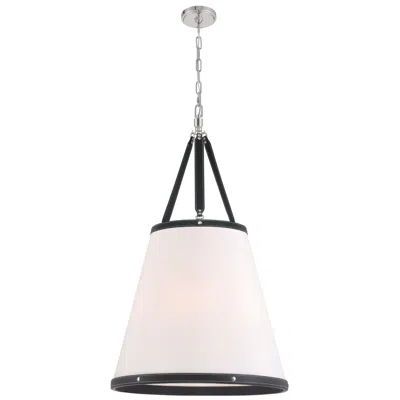 Crystorama Libby Langdon Callahan 21'' Polished Nickel Pendant In Multi