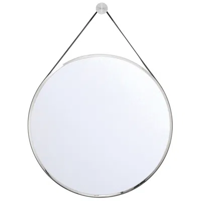 Crystorama Libby Langdon Callahan 23.5'' Polished Nickel Mirror In Multi