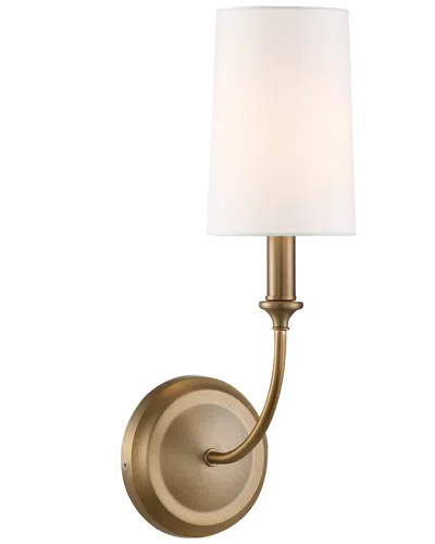 Crystorama Libby Langdon For  Sylvan 1-light Vibrant Gold Sconce