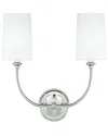 Crystorama 1-light Sconce In White