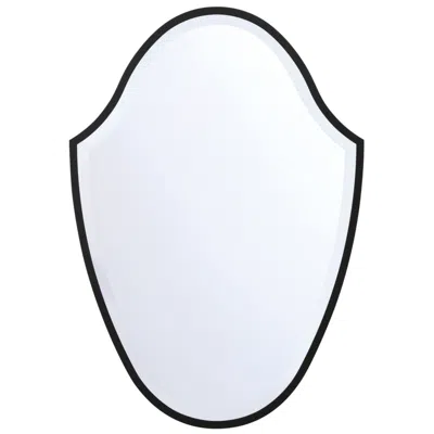 Crystorama Lindee 28'' Matte Black Mirror